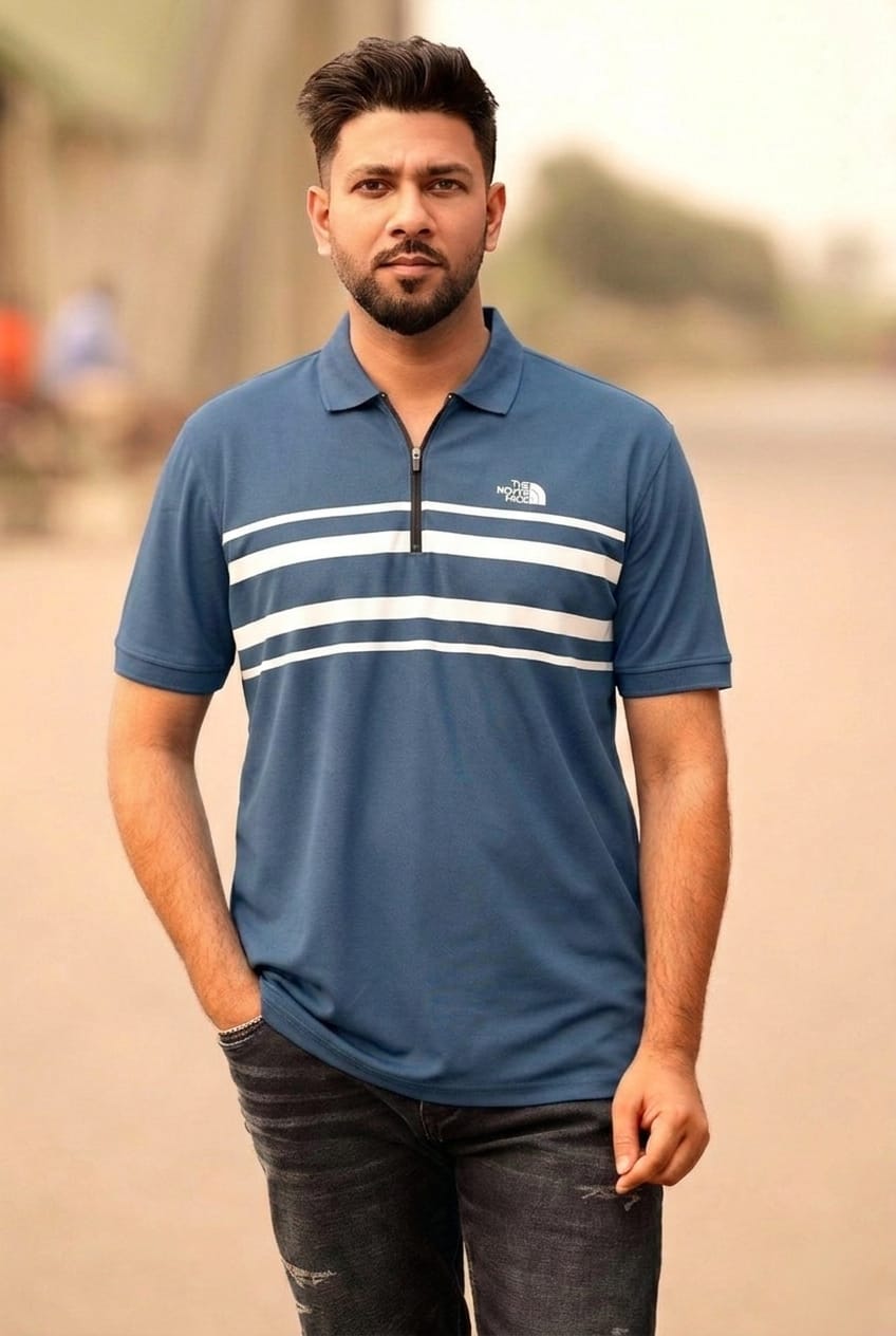 zipper polo