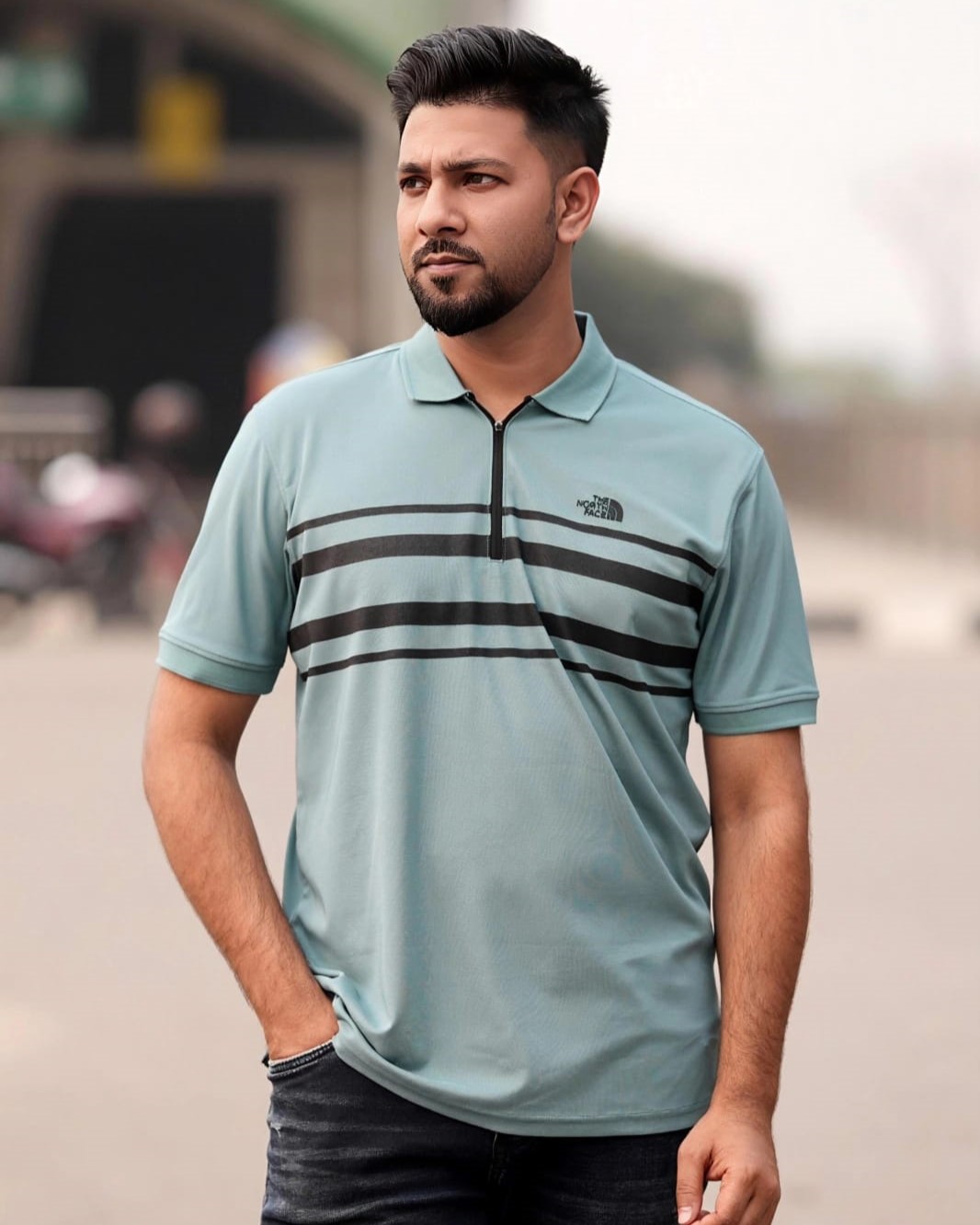 zipper polo